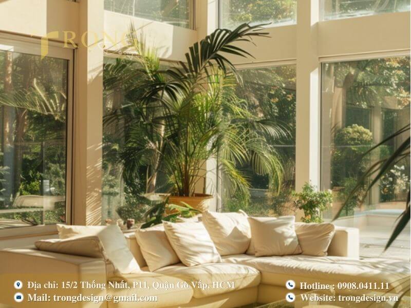Các nguyên tắc cơ bản trong thiết kế thi công phòng khách quận 8