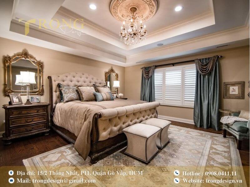 Sự hòa quyện giữa phong cách cổ điển và sự ấm áp của chất liệu gỗ.