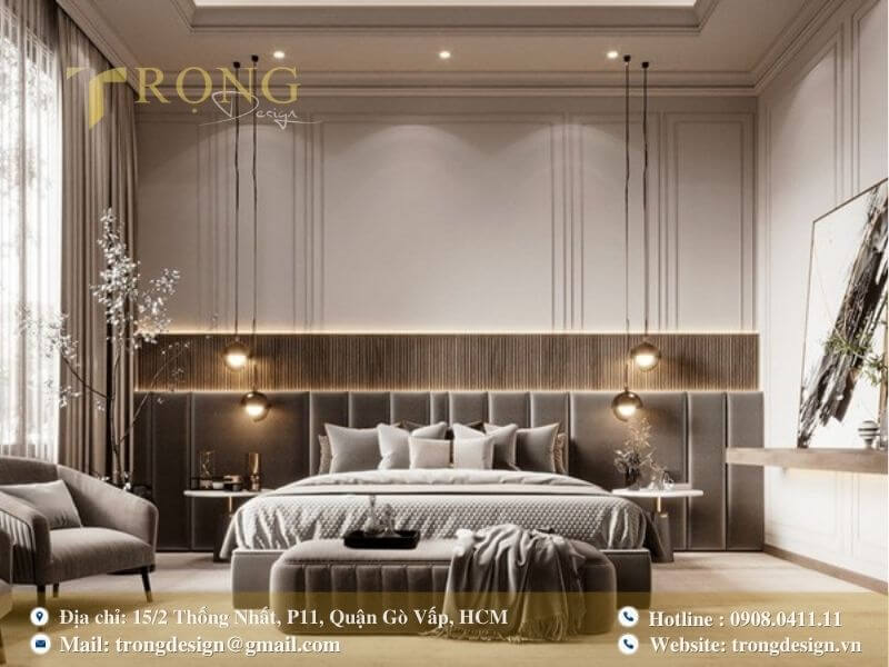 Sự kết hợp hoàn hảo giữa cổ điển và hiện đại, tạo nên không gian ấm cúng và tinh tế.