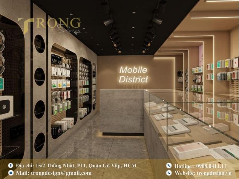 Phong cách công nghiệp hiện đại với vật liệu thô và ánh sáng ấm áp.
