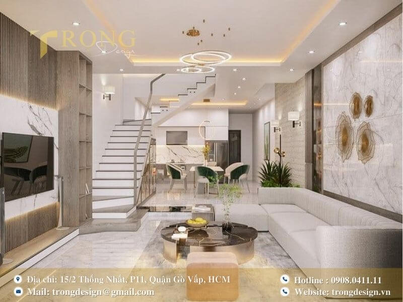 Không gian phòng khách sang trọng và đẳng cấp.