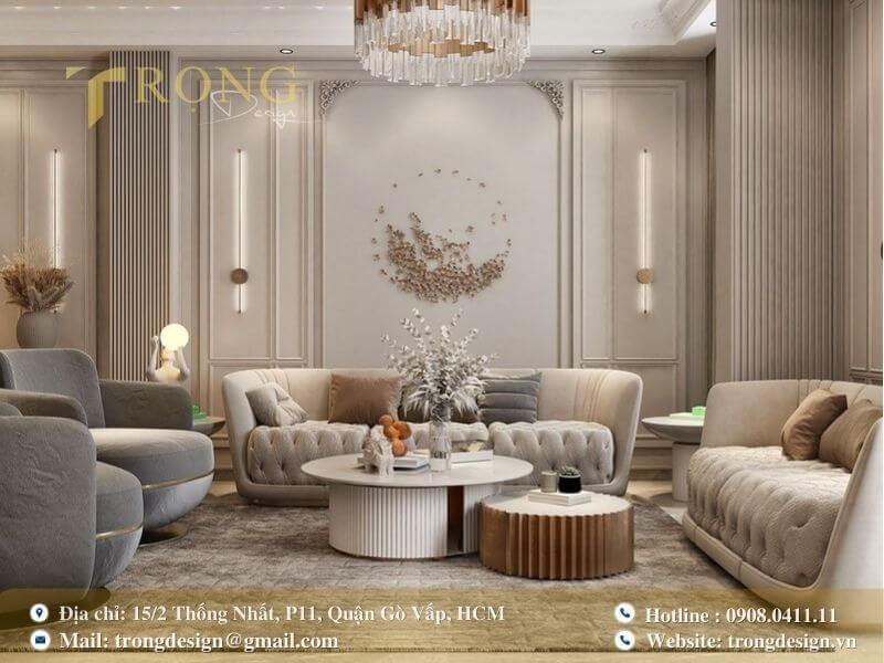 Thiết kế hiện đại, tinh tế với các đường cong mềm mại.