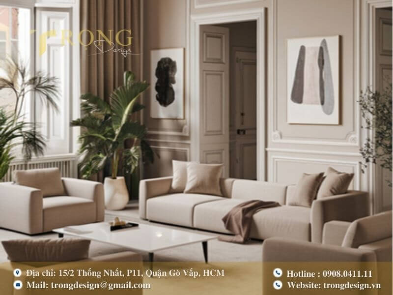 Sự trang nhã của phong cách cổ điển, được thể hiện qua các đường nét kiến trúc.