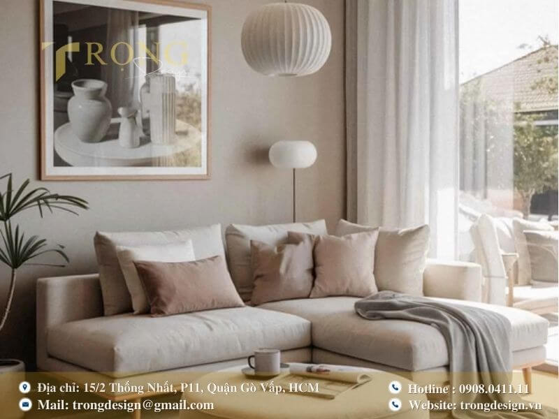Sự ấm áp và nhẹ nhàng của phong cách Bắc Âu.