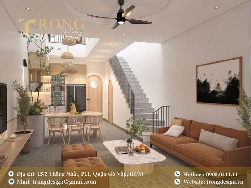 Không gian sống hiện đại và gần gũi với thiên nhiên.