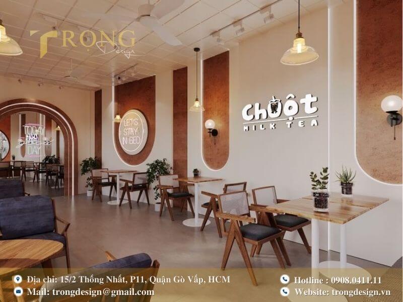 Làm sao để lựa chọn được đơn vị thiết kế thi công quán trà sữa quận 1 uy tín?