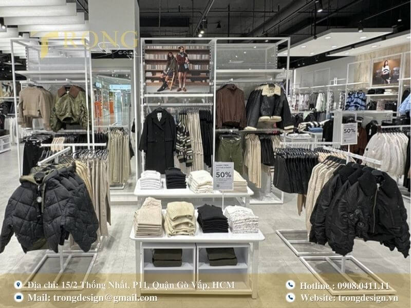 Thời trang mùa đông hiện đại với nhiều loại áo khoác ấm áp.