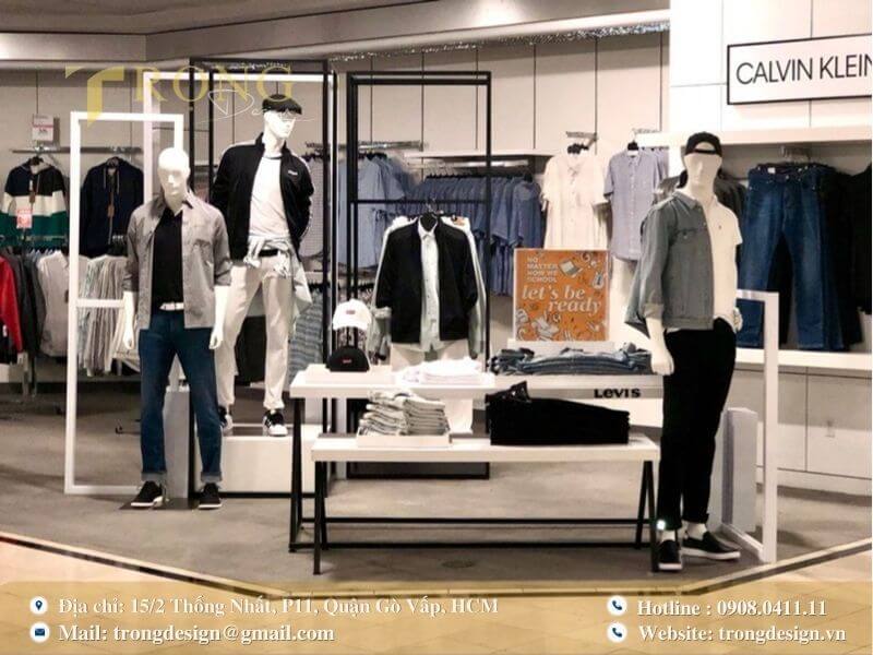 Bảng giá thiết kế thi công shop thời trang Cần Thơ