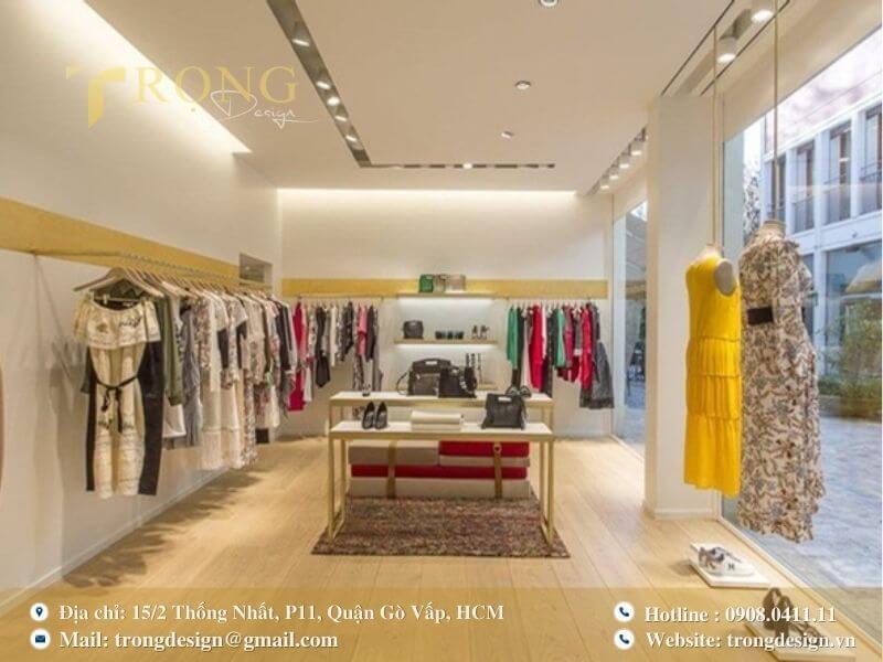 Lợi ích khi sử dụng dịch vụ thiết kế thi công shop thời trang Đồng Nai
