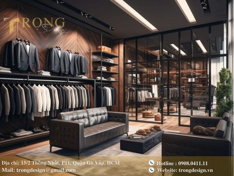 Lịch lãm và đẳng cấp với tông màu gỗ trầm.