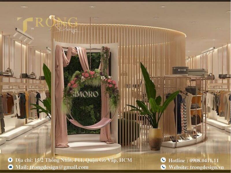 Tiêu chí giúp lựa chọn đơn vị thiết kế thi công shop thời trang Thủ Đức uy tín