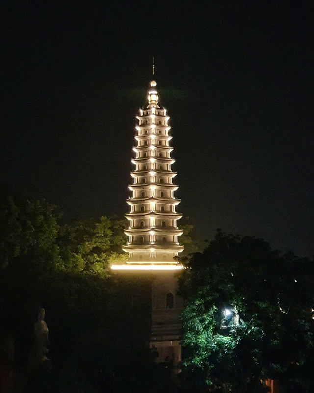 thiết kế chiếu sáng công trình kiến trúc cổ