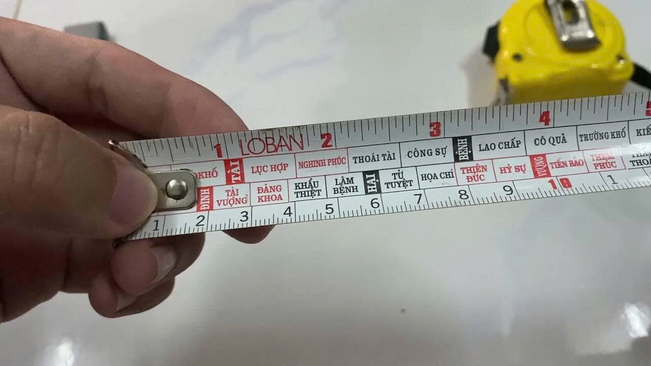thước lỗ ban bàn thờ