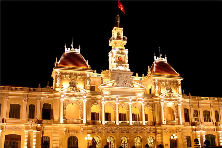 thiết kế chiếu sáng công trình kiến trúc cổ