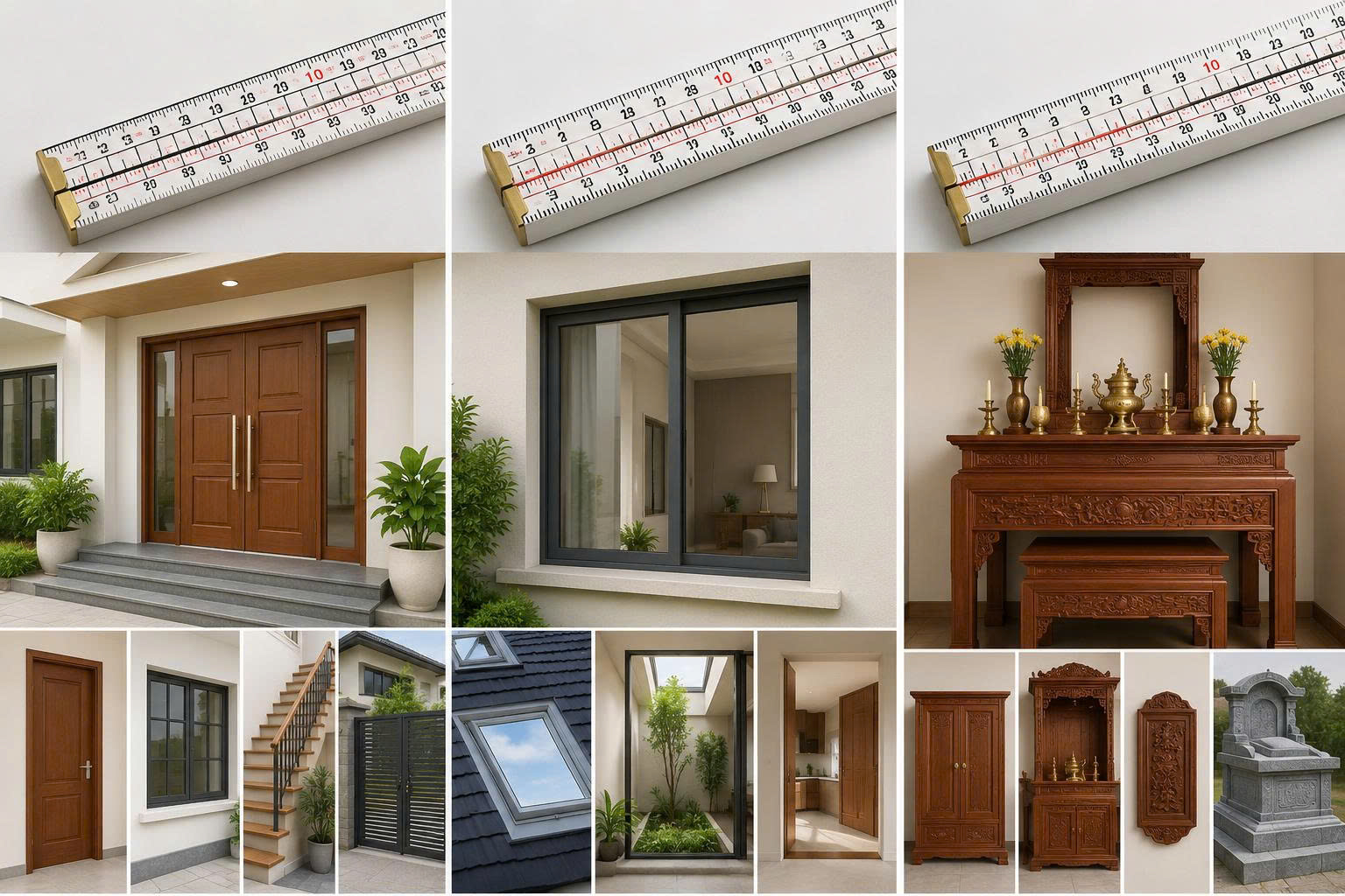 thước lỗ ban xây dựng
