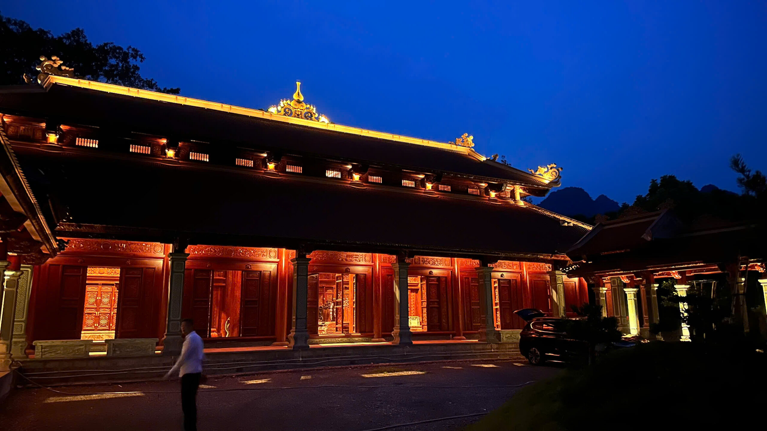 thiết kế chiếu sáng công trình kiến trúc cổ