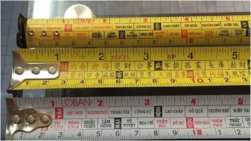 thước lỗ ban bàn thờ