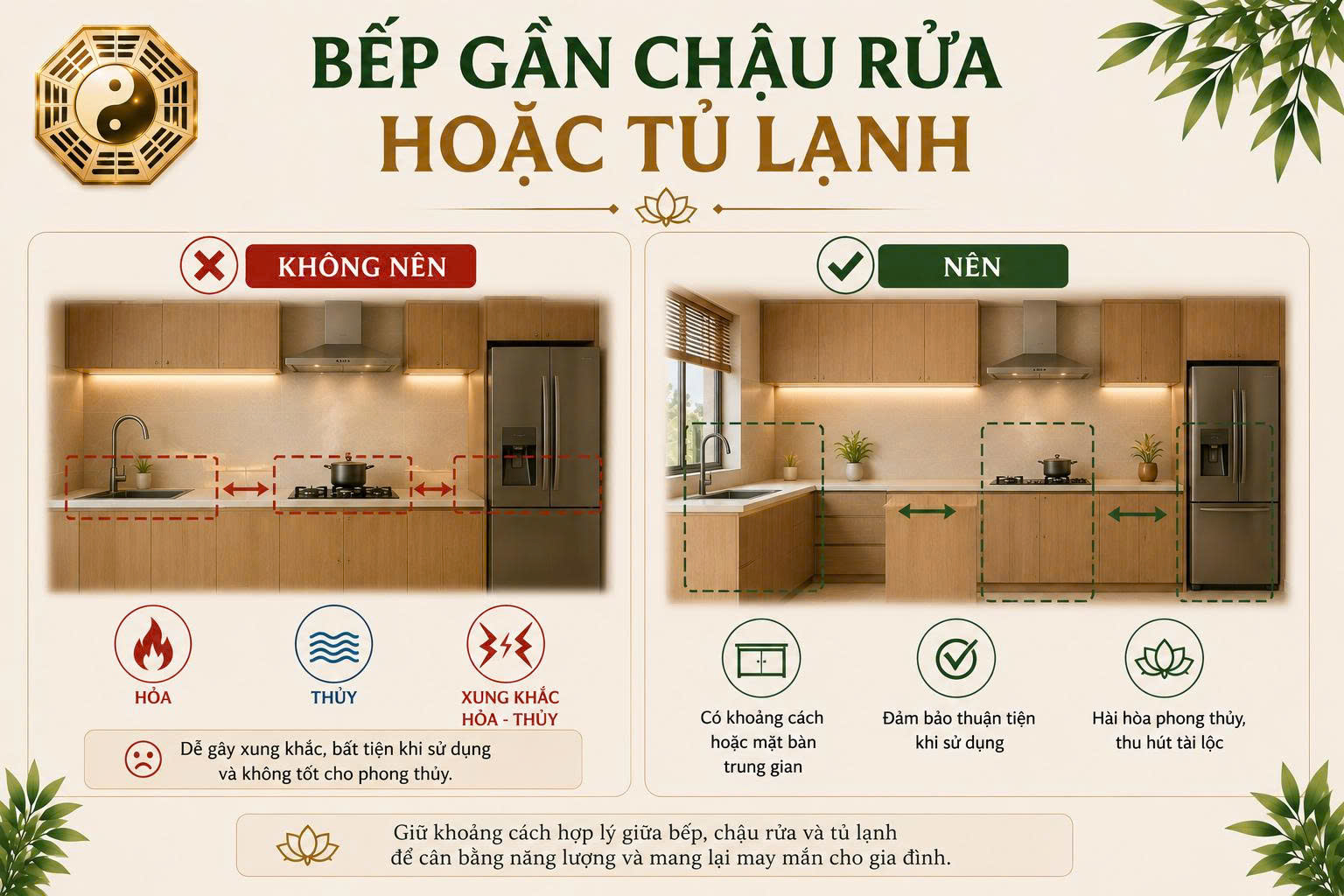 phong thủy nhà bếp