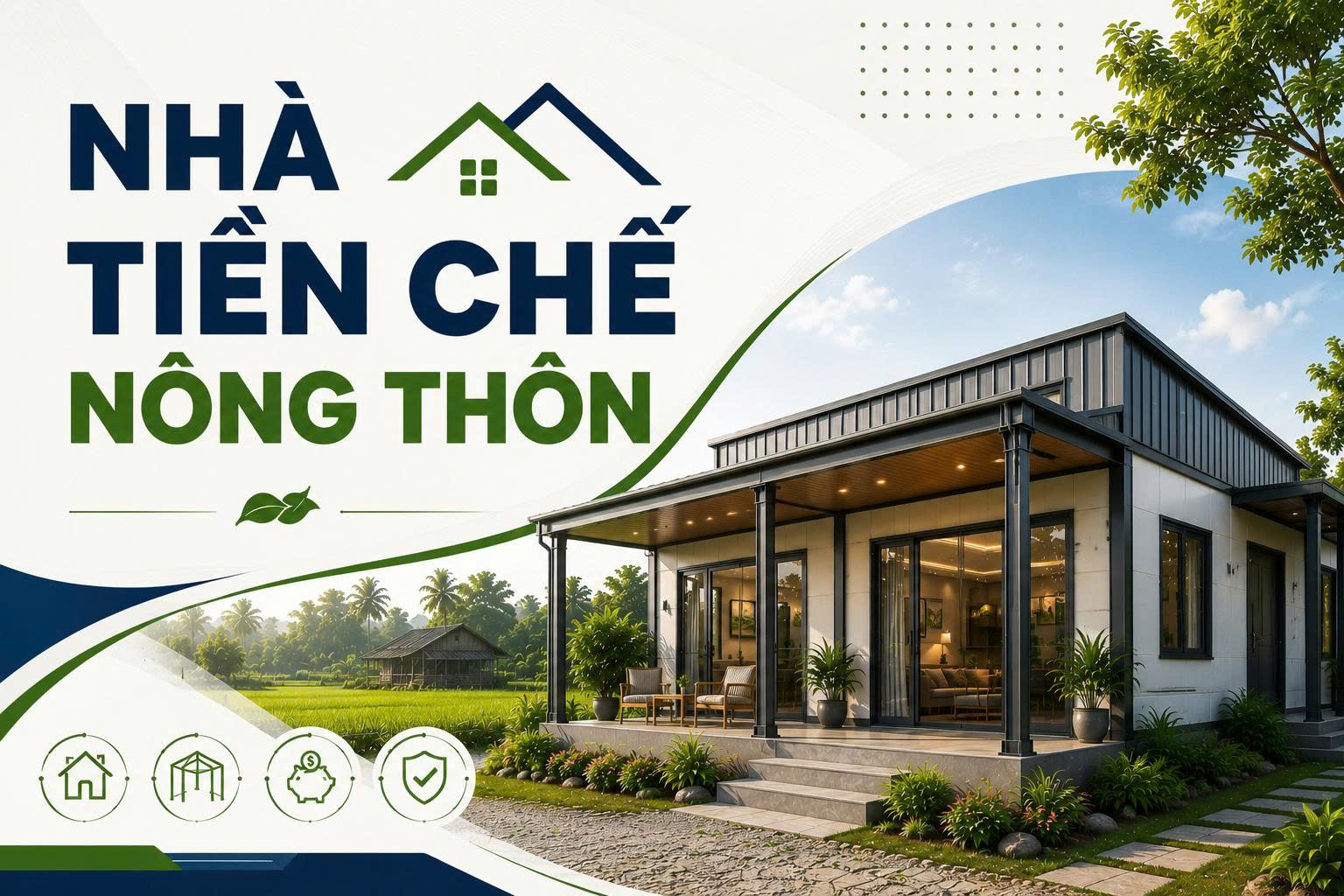 nhà tiền chế nông thôn