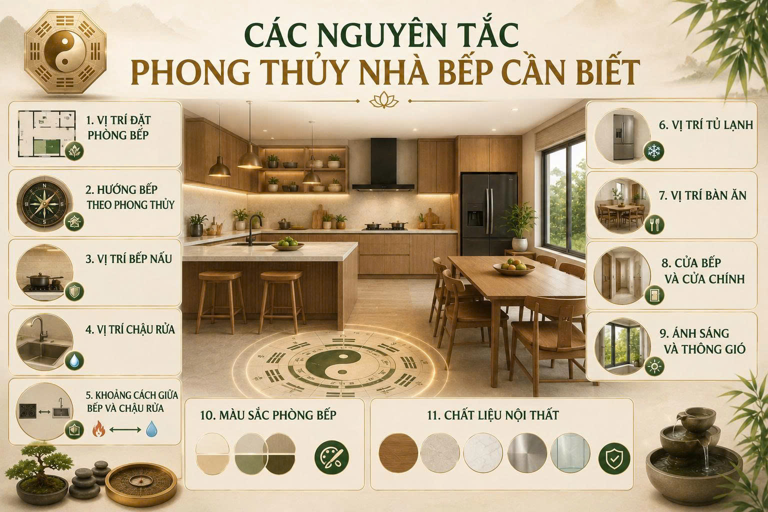 phong thủy nhà bếp