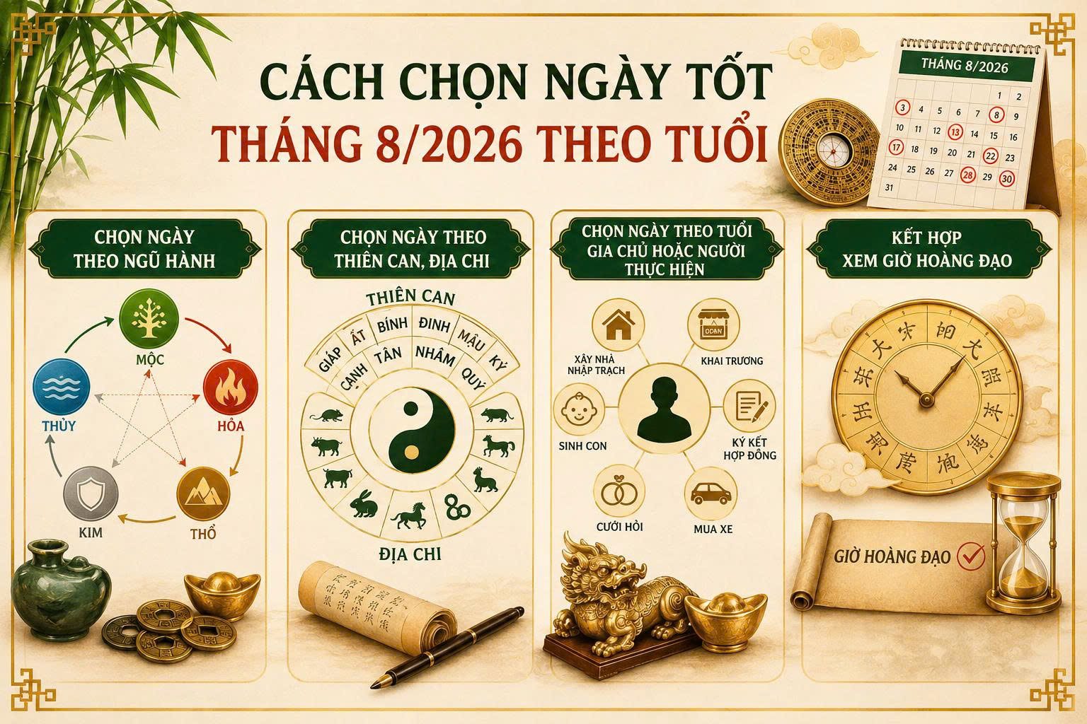 ngày tốt tháng 8