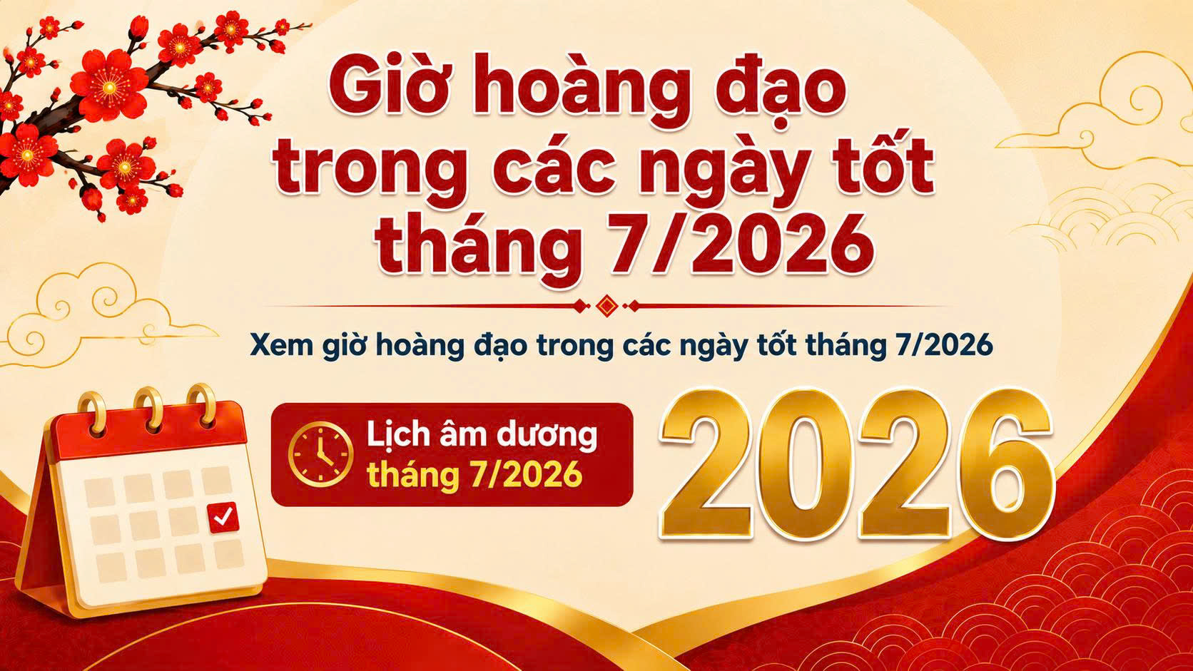 ngày tốt tháng 7