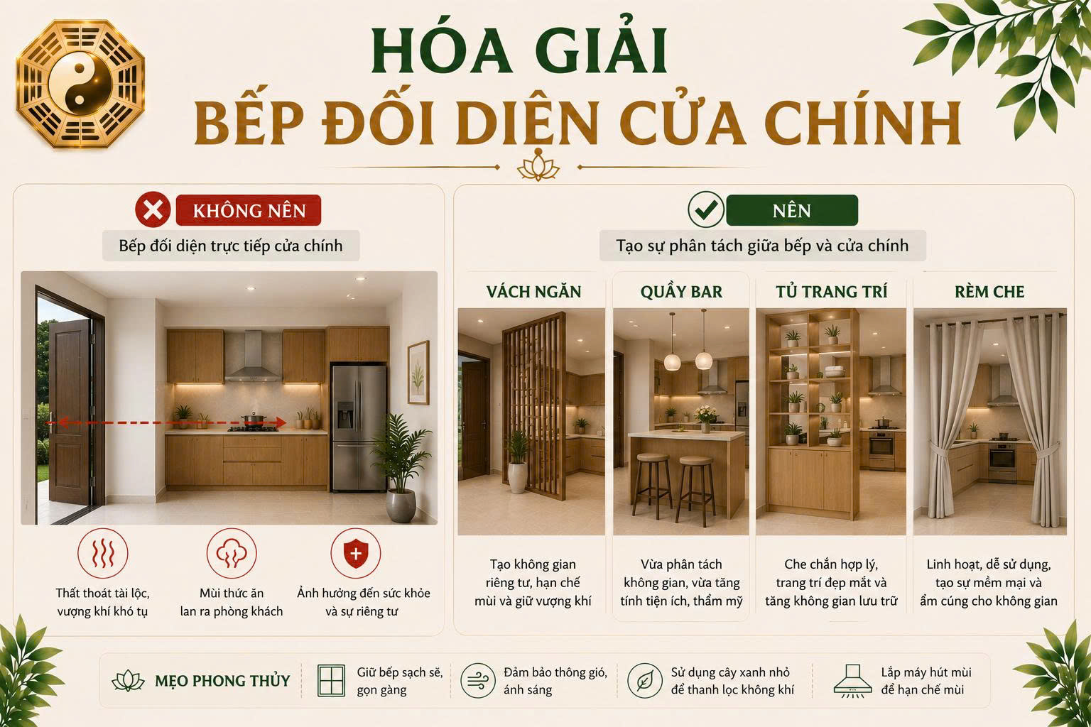 phong thủy nhà bếp
