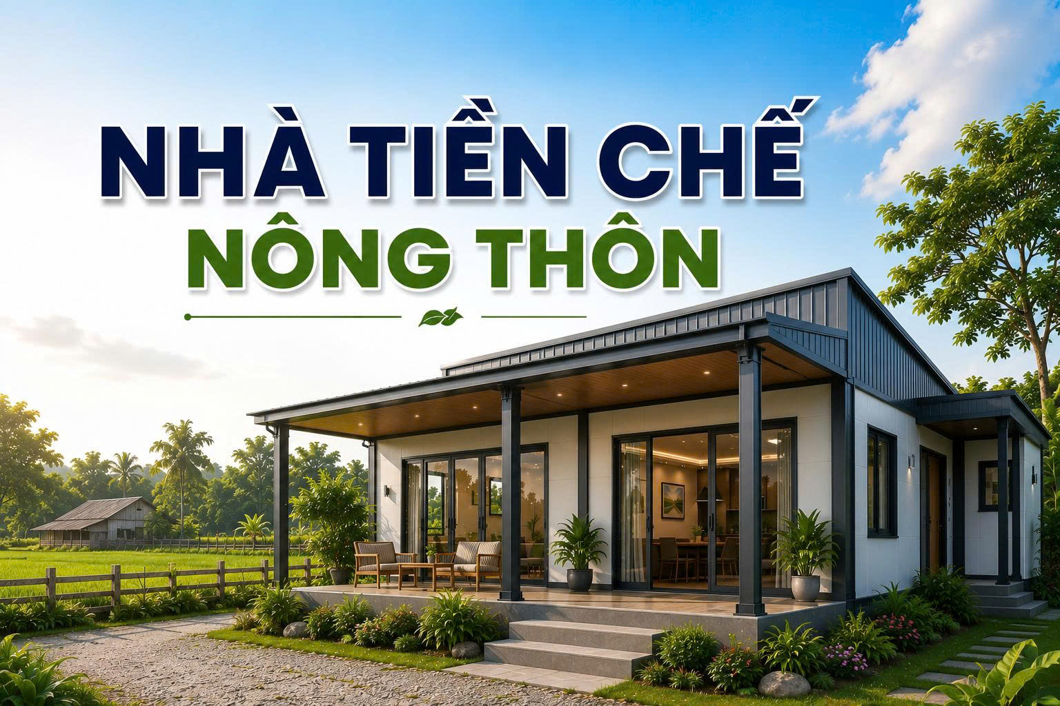nhà tiền chế nông thôn