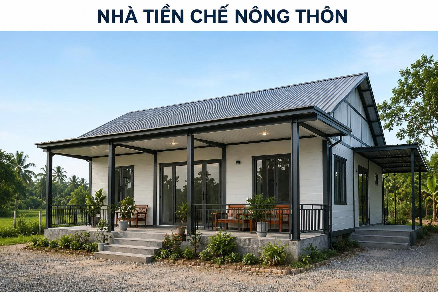 nhà tiền chế nông thôn