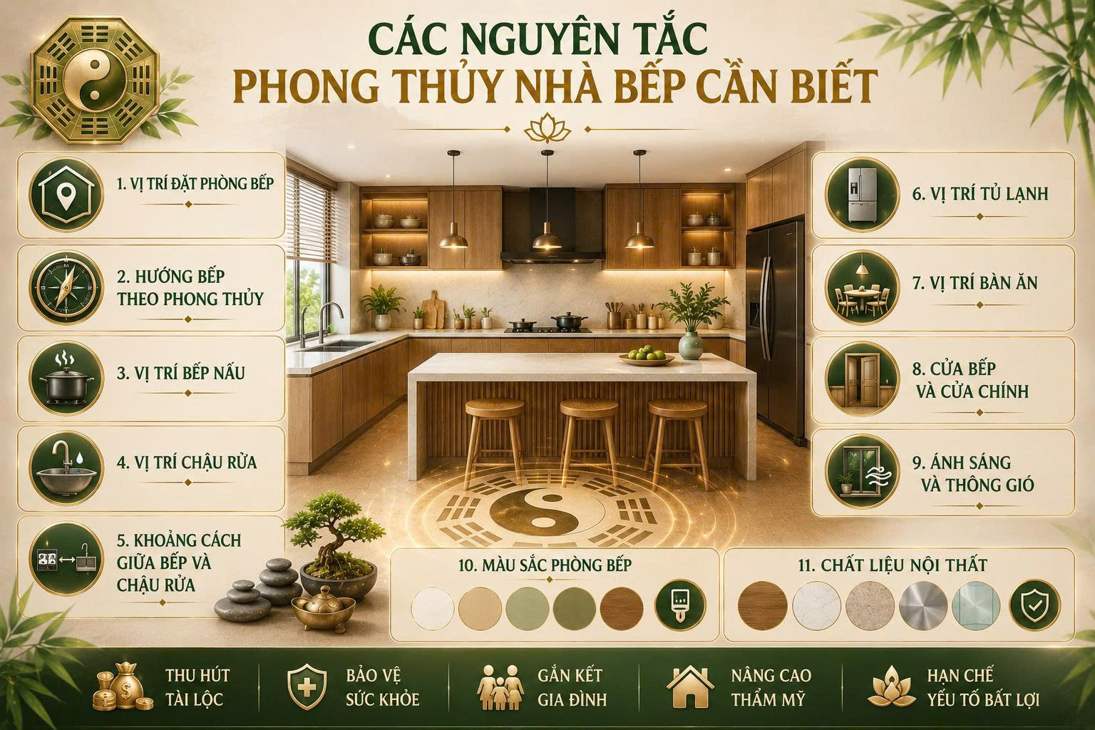 phong thủy nhà bếp