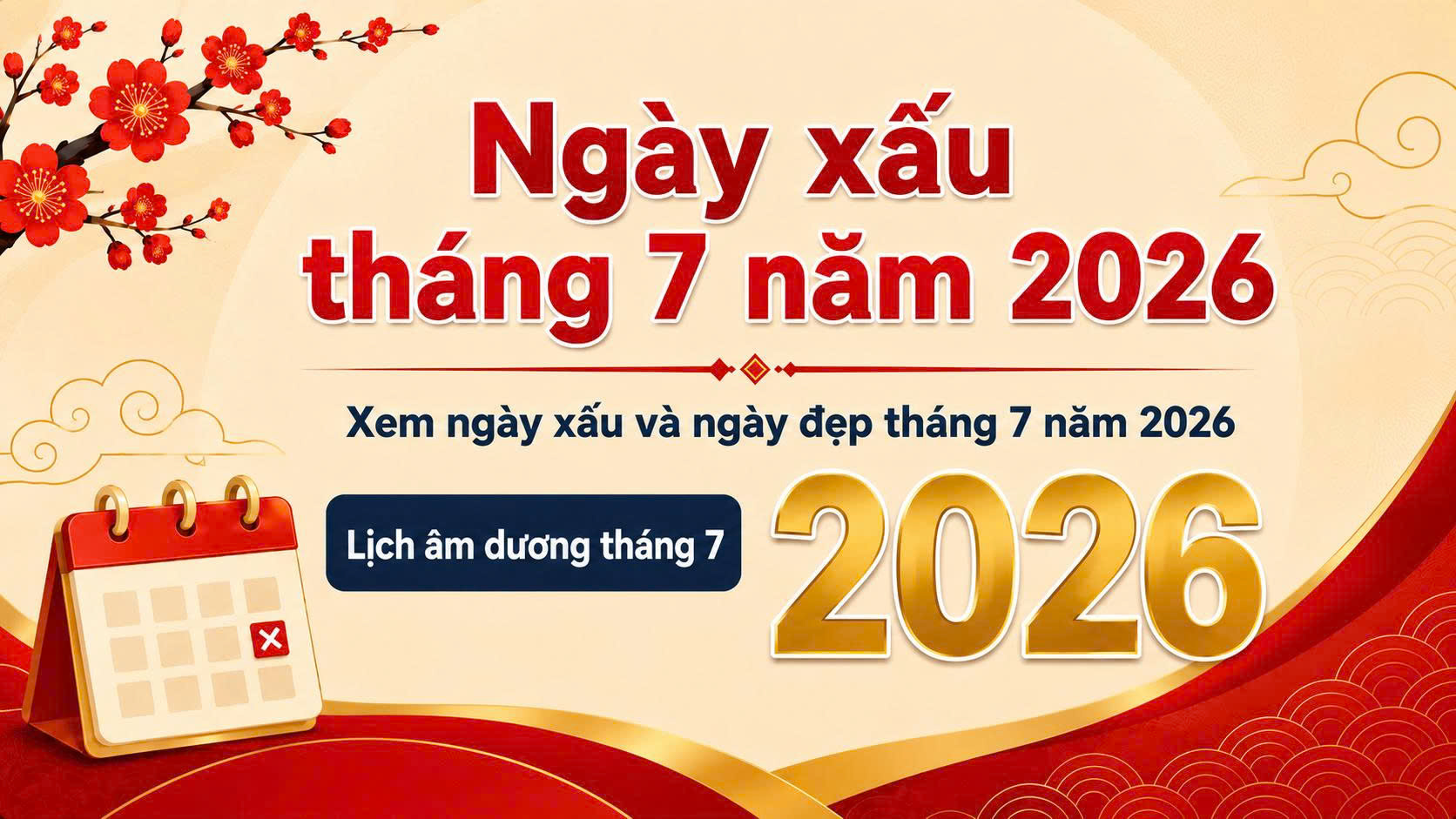 ngày tốt tháng 7