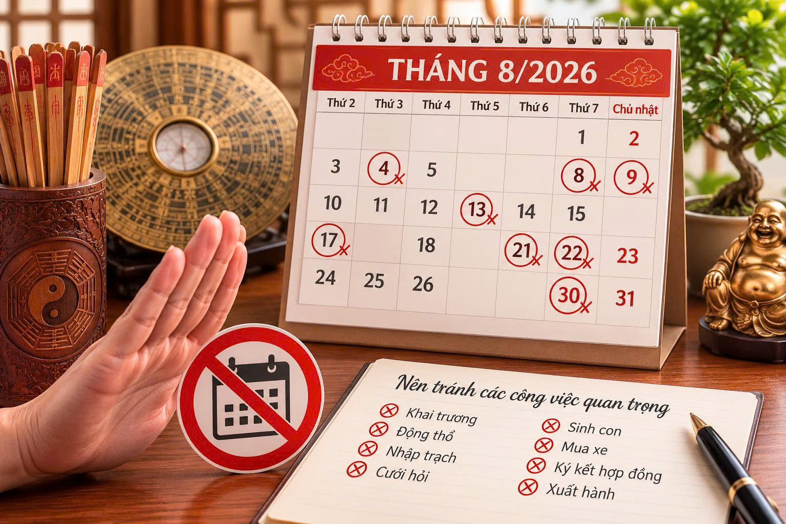ngày tốt tháng 8