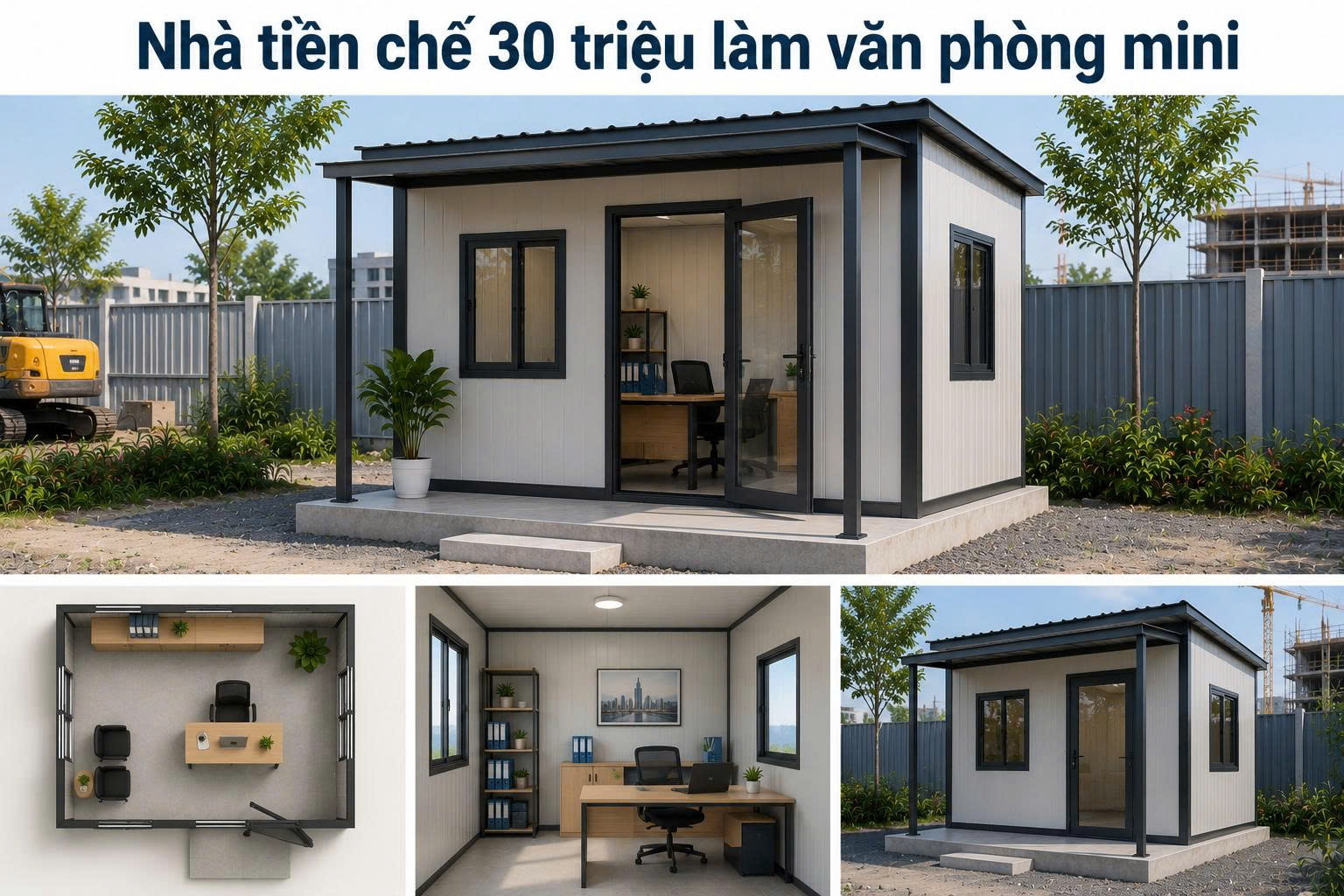 nhà tiền chế 30 triệu