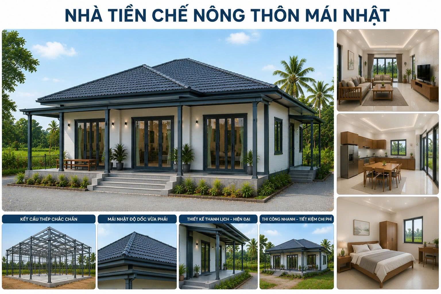 nhà tiền chế nông thôn