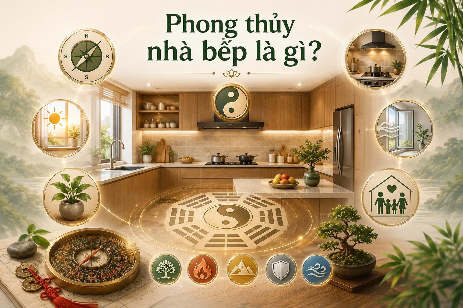phong thủy nhà bếp