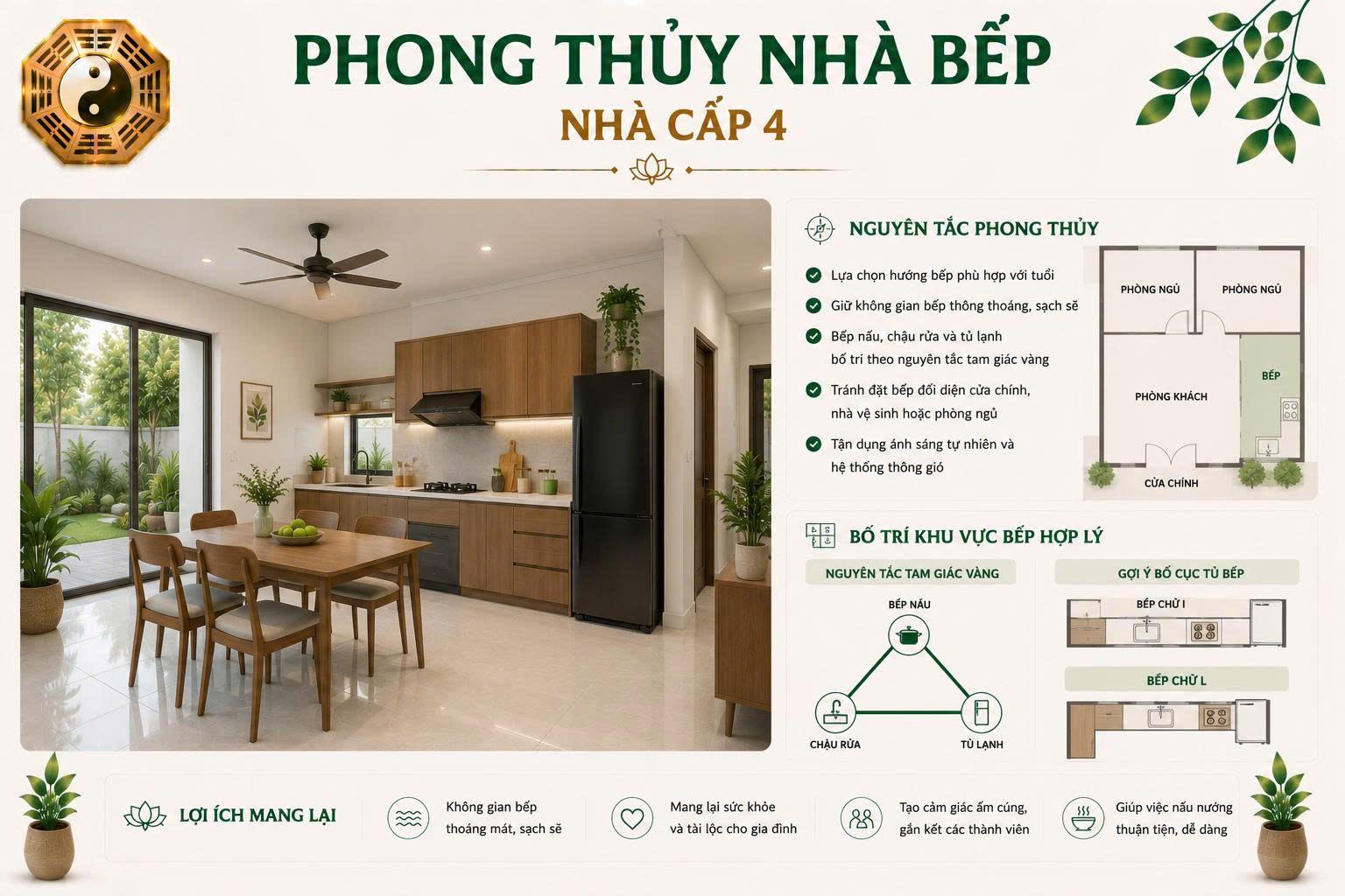 phong thủy nhà bếp