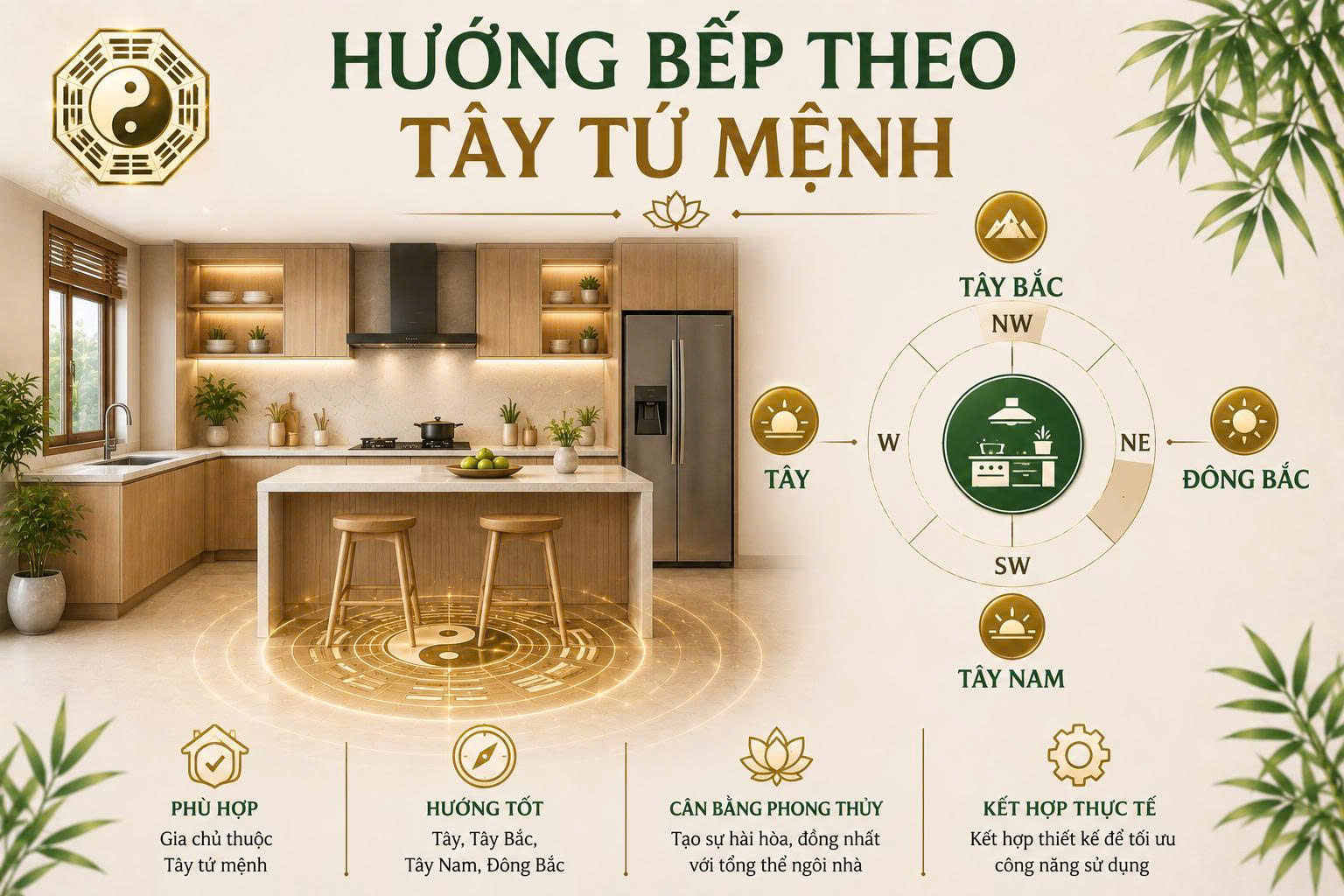 phong thủy nhà bếp