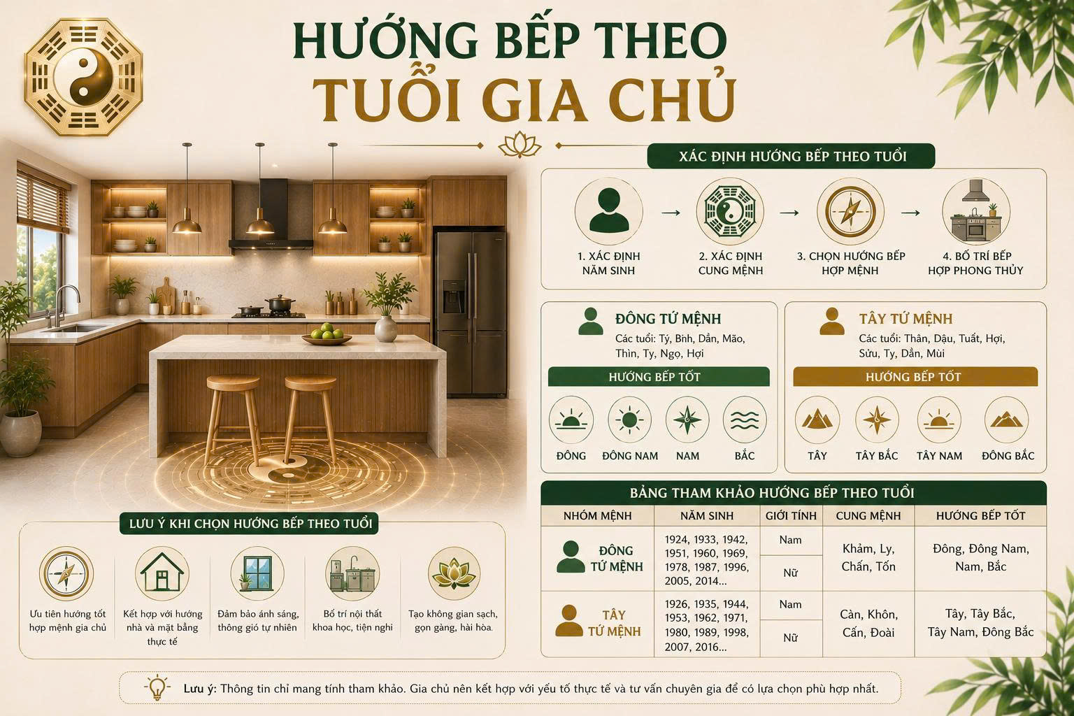 phong thủy nhà bếp