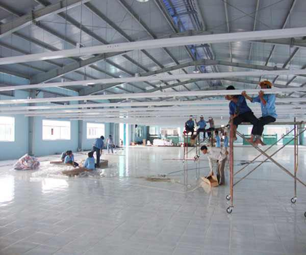 Quy trình thiết kế thi công nhà xưởng quận 7 trọn gói của Trọng Design