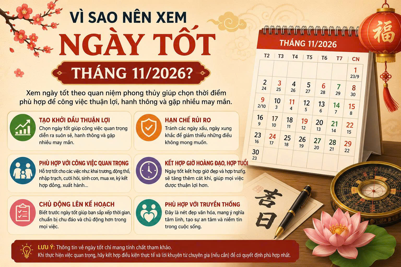 ngày tốt tháng 11