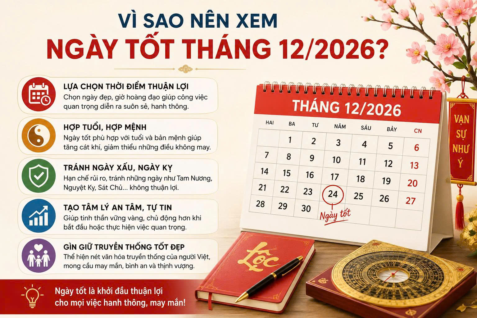 ngày tốt tháng 12