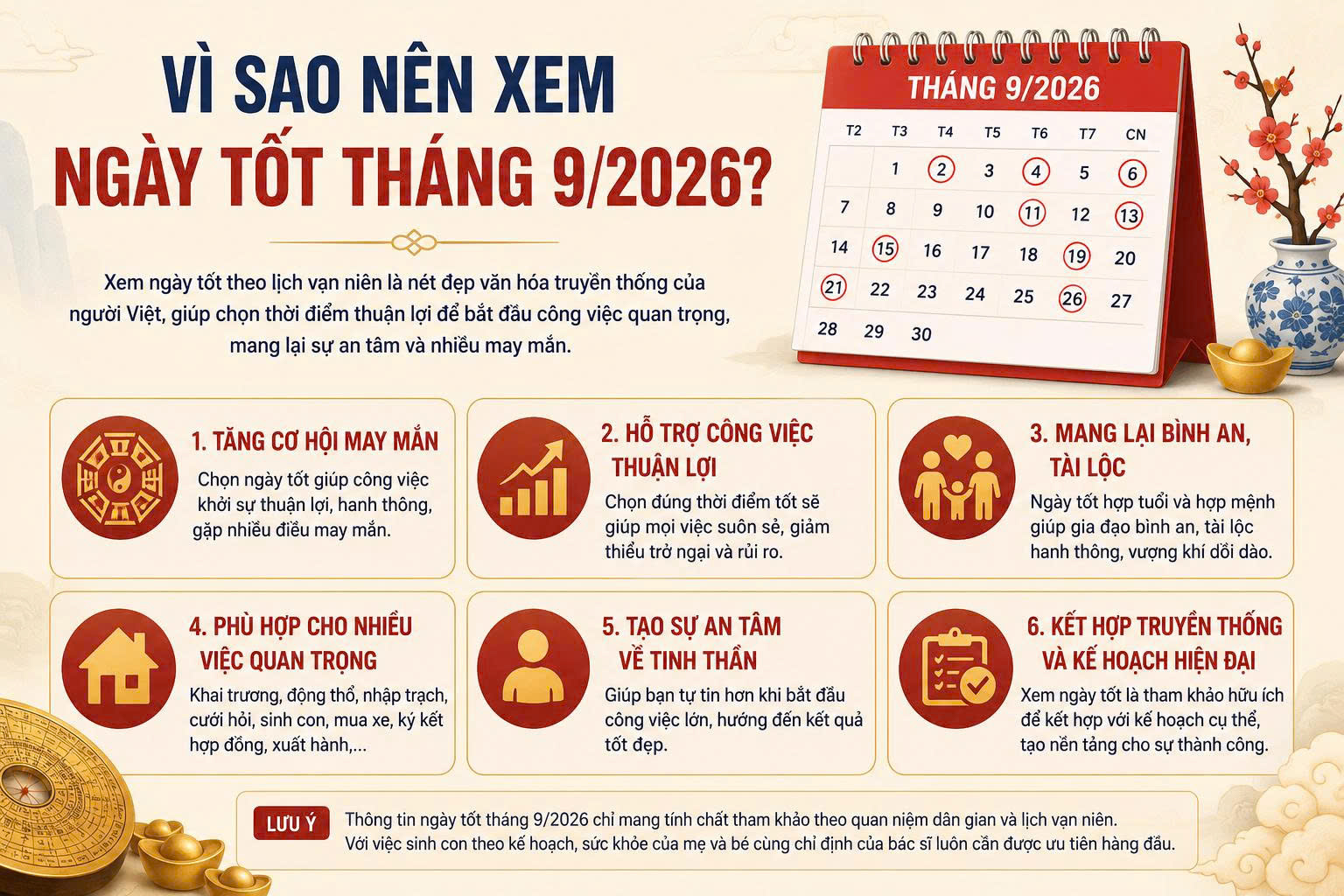 ngày tốt tháng 9